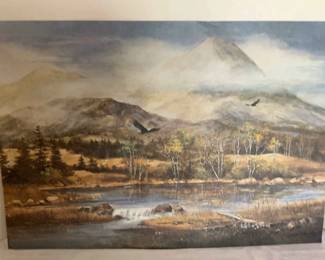 Eagle Soaring Print by Fred Leach AWS