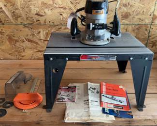 Craftsman Router, Table, Accessories