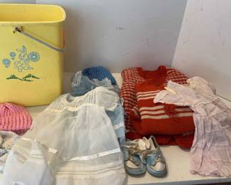 Vintage Clothes Diaper Pail