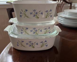 Blue Dusk Corning ware