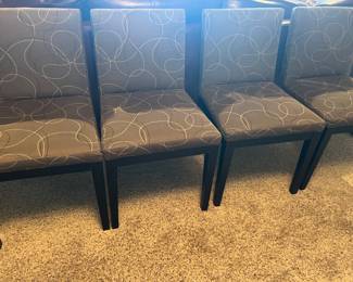 4 Room and Board Chairs (Ava) Chairs, Custom upholstery, table height 