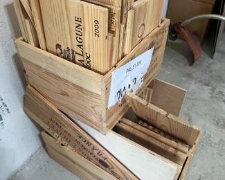 French Wine Crates Panels for Decor Purposes 