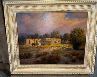 Cal Gaspard "Outside Santa Fe" Art Orlando Estate Auction