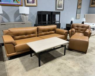Modern Sofa, Chair and Ottoman Orlando Estate auction