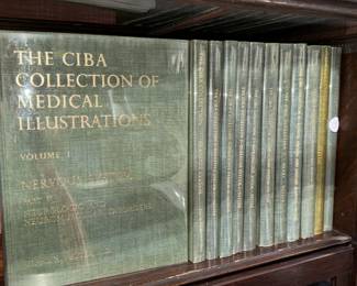 Ciba Collection of Medical Illustrations Book Set Orlando Estate Auction