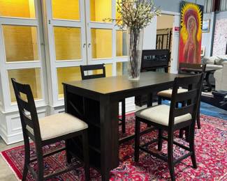 Signature Design by Ashley High top Table and Chairs Orlando Estate Auction