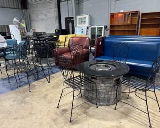 Patio Chairs and Fire pit Orlando Estate Auction