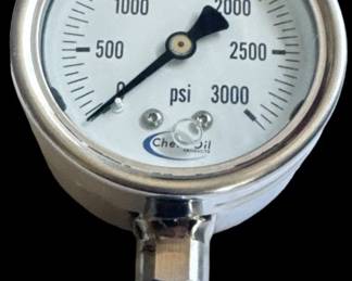 Chem Oil Pressure Gauge