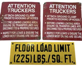 Procedure Load Capacity Signs