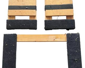 3 PC Wood Furniture Dolly Set