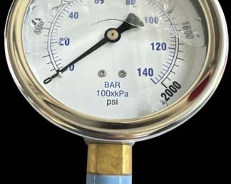 NEW 4inch BAR 100xkPa Pressure gauge
