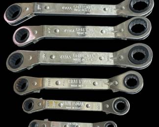Craftsman Ratchet Box End Wrench Set
