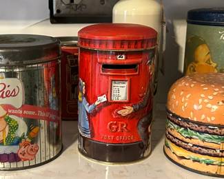 The hamburger tin is sold.