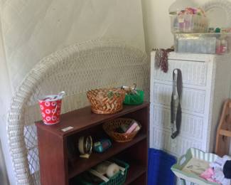 Beanie babies in here, also hair rollers 