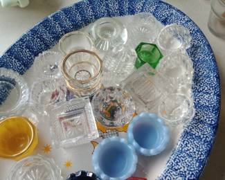 Vintage salt cellars