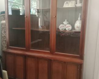 Mid century modern china cabinet 