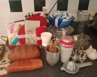 Pyrex in the background 