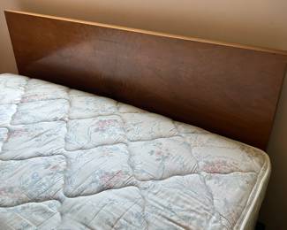 Beautiful walnut headboard.