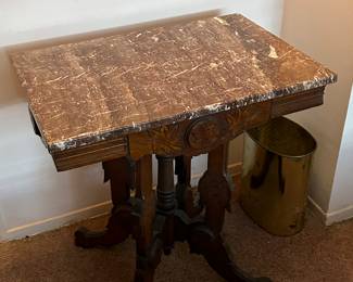 Gorgeous marble top table.