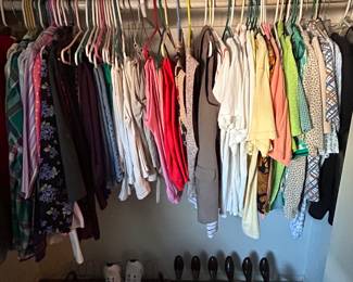 Ladies clothing , shoes and accessories.