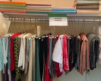 Selection of remnants of fabric