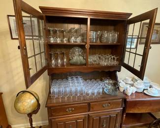 Vintage globe on stand