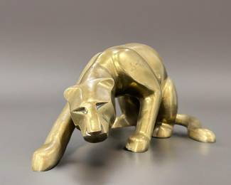 Cubist Brass Vintage Panther