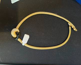 Christian Dior Knot and Bow necklace