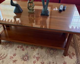 cherry wood coffee table 