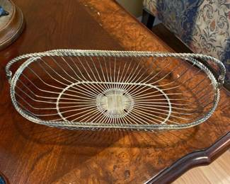 Silver Plated  Oval Bread/Fruit Basket 