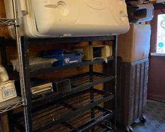 shelf and catering supplies