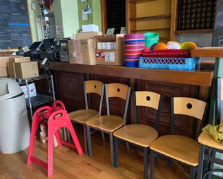 chairs, small goods, bar stools and high chair