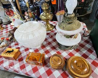 Vintage lamps and fixtures