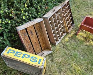 Vintage soda crates