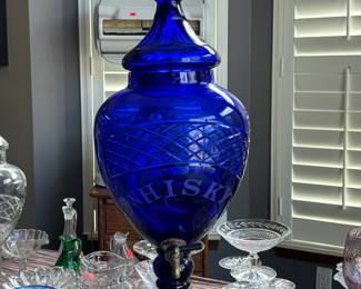 Antique whiskey drink dispenser 