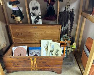 Cedar trunk and more Halloween 