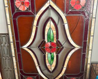 Lovely large stained glass window 