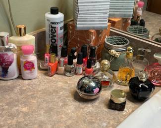 Nail polish, perfume 