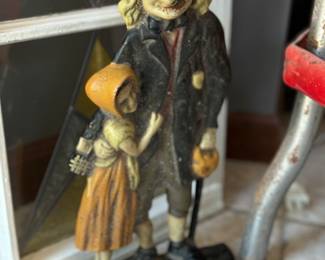 Antique Ben Franklin cast iron doorstop