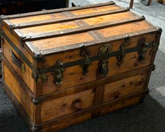 Absolutely beautiful antique trunk