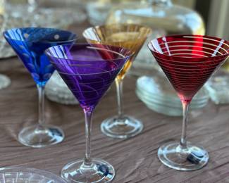 Martini glasses 