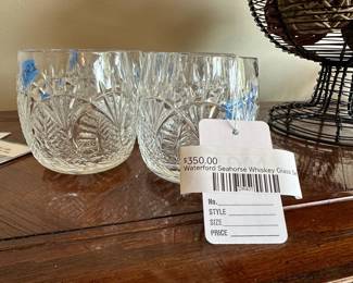 Waterford Seahorse Whiskey Glass Set