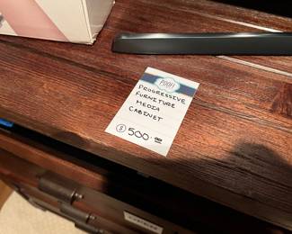 Progressive Furniture media cabinet