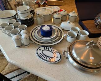 Dansk Bistro Christianshavn Butter Dish, Dansk Bistro Trivet
