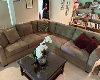 Square Glass Top Coffee Table