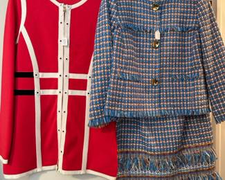 Women's clothing with brands such as: Carlisle, Perse
Knits Mark Shale, Patagonia, Tahari, Lillie Rubin
In Suede, Amoressa, Linda Allard Ellen Tracy, Jamie Sadock, Ellen Fisher