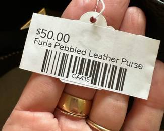 Furla Pebbled Leather Purse