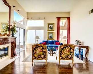 Solid wood ornate custom mantle. 