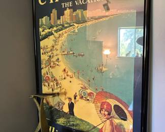Chicago framed poster