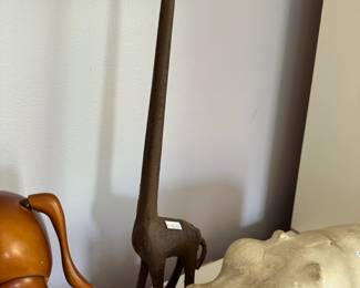 Hand Carved Wood and Stone Animals